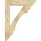 Ekena Millwork Olympic Slat Rough Sawn Bracket w/ Offset Brace, Douglas Fir, 6"W x 26"D x 34"H BKT0604X26X34OLY06RDF - alternate 4